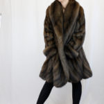 Russian sable fur coat