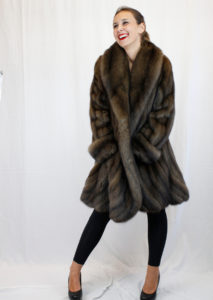 Russian sable fur coat